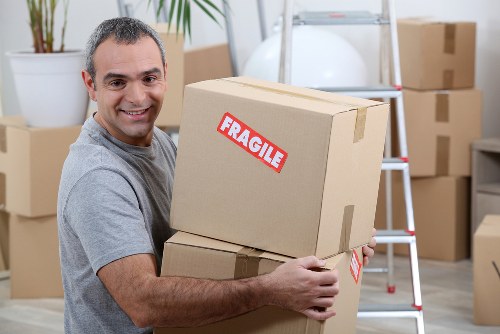 Local van service handling a flat move near Finsbury streets