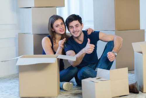 Careful packing and protection of fragile belongings before moving day