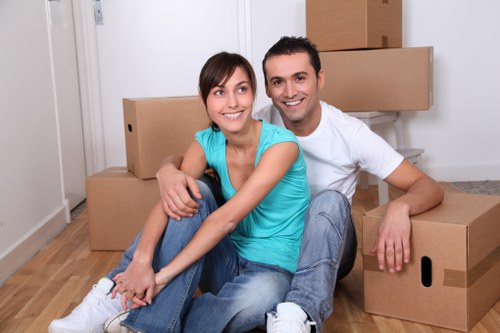 Careful handling of office furniture and IT equipment during a Finsbury move