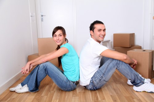 Risk assessment planning for a safe van move in a narrow street