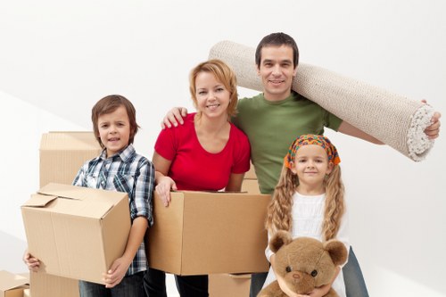 Licensed local transfer station handling separated household and office materials