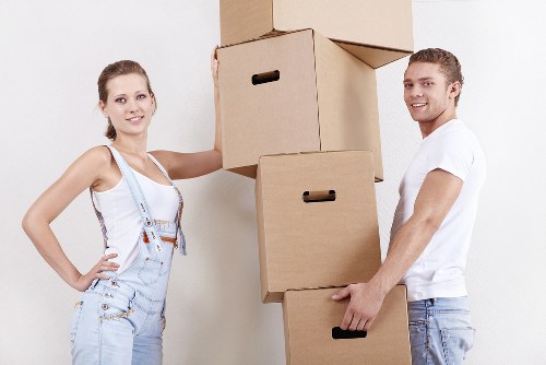 Local office movers planning a commercial move in central London