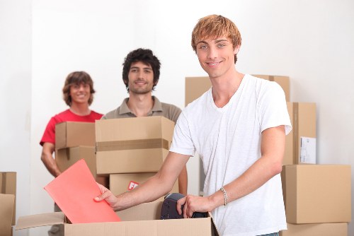 Local removals vehicle set for a Finsbury moving day